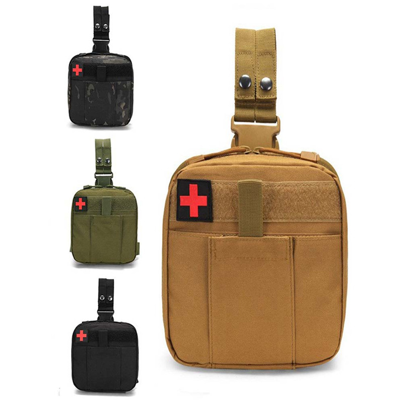 First Aid Bag Kit - MOLLE Drop Leg Pouch Medical Kit