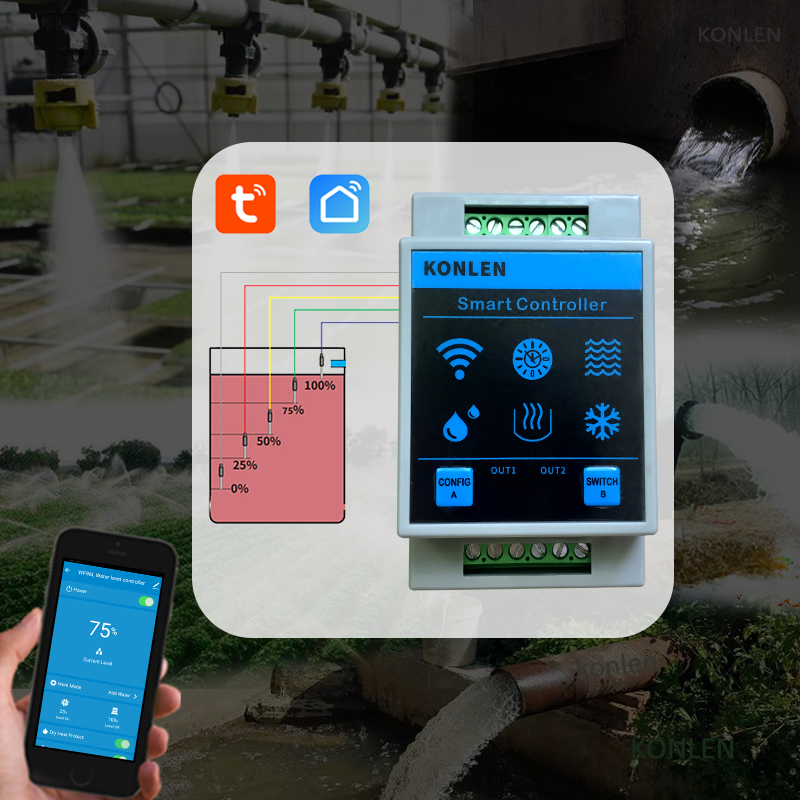 KONLEN Tuya Water Level Sensor - Water Alarm Sensor review and price