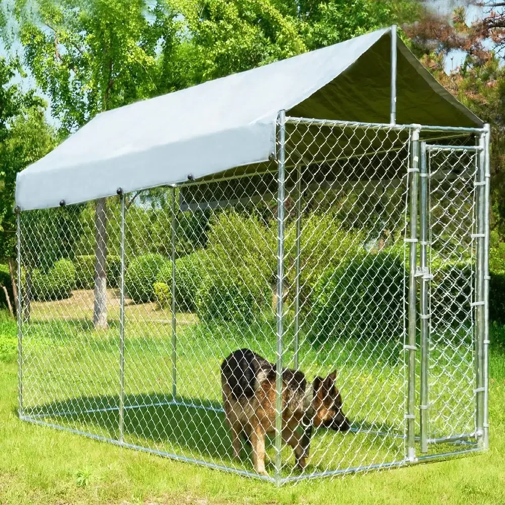 Sturdy 10x6x7.7ft Outdoor Dog  - Security Chain Door review and price