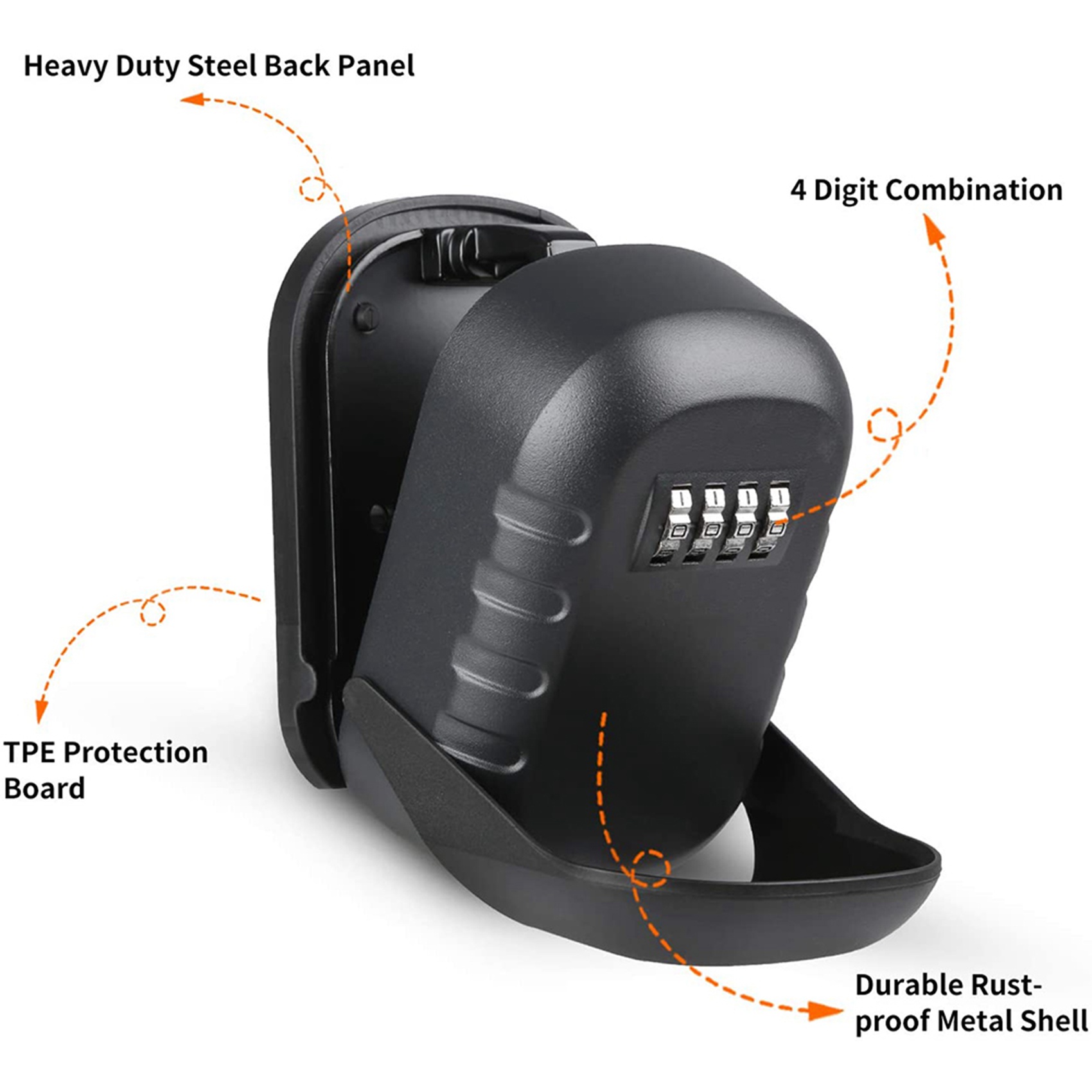 ABKN-2X Key Lock Box Wall Moun - Lockbox Key Secure review and price