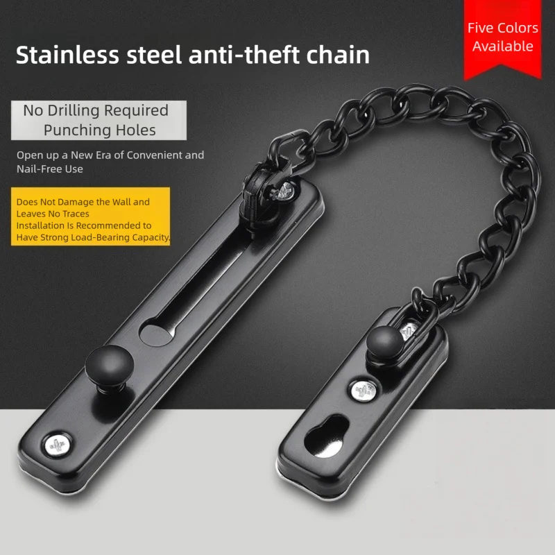 Heavy-Duty Polished Press Latc - Security Chain Door review and price