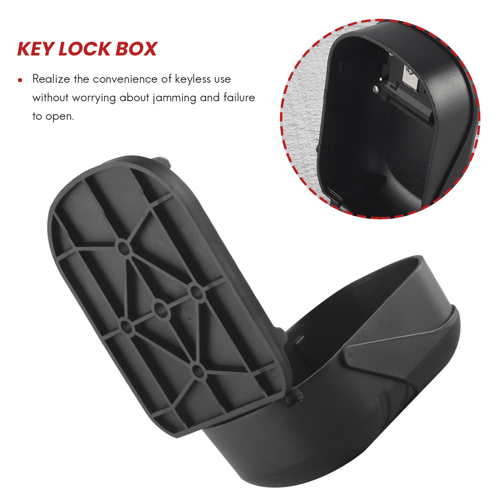 B27B Key Lock Box Wall Mount 4 - Lockbox Key Secure review and price