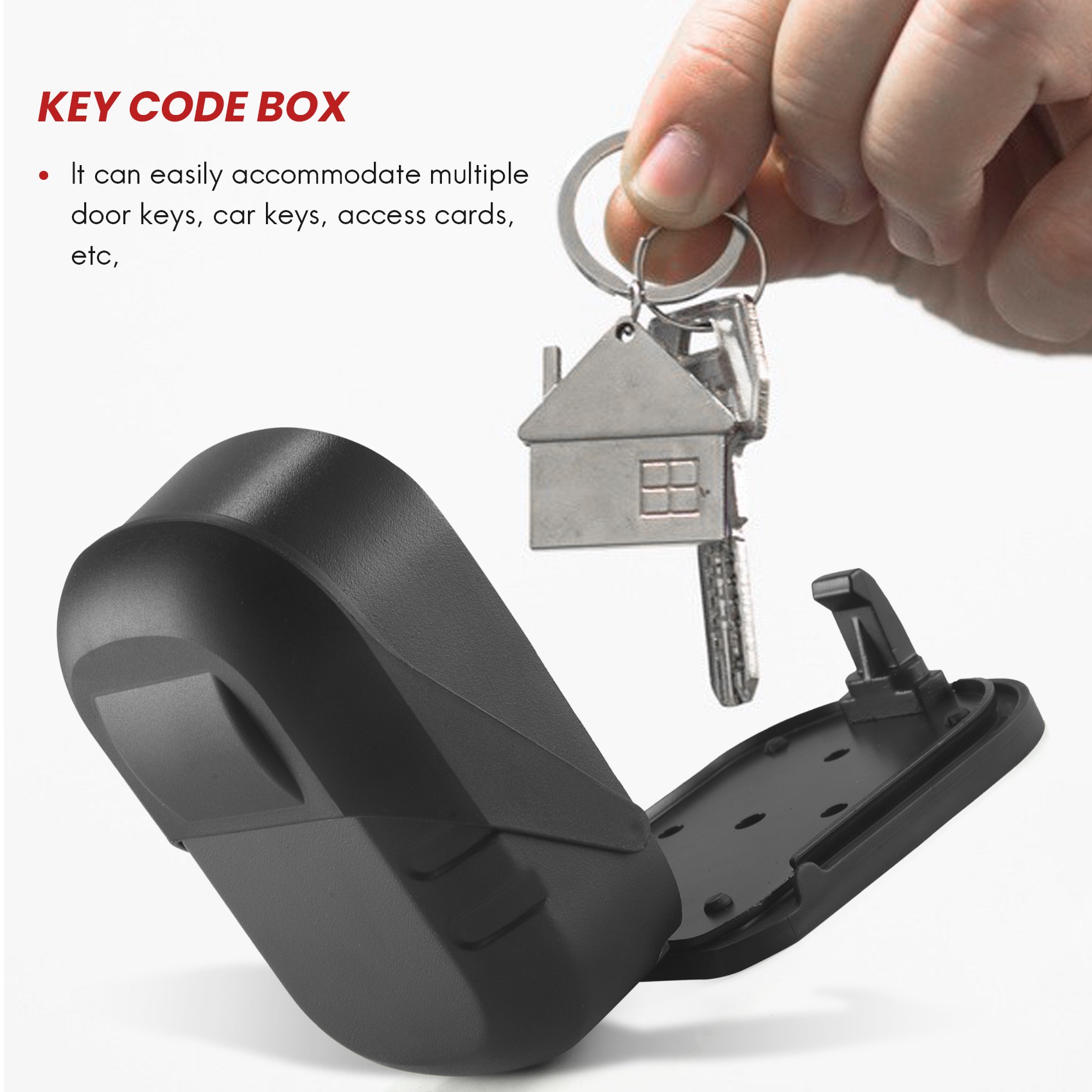 B27B Key Lock Box Wall Mount 4 - Lockbox Key Secure review and price