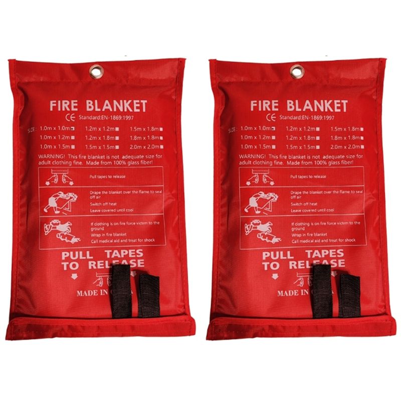 Promotion Day 2PCS Emergency F - Fire Blanket Kitchen review and price