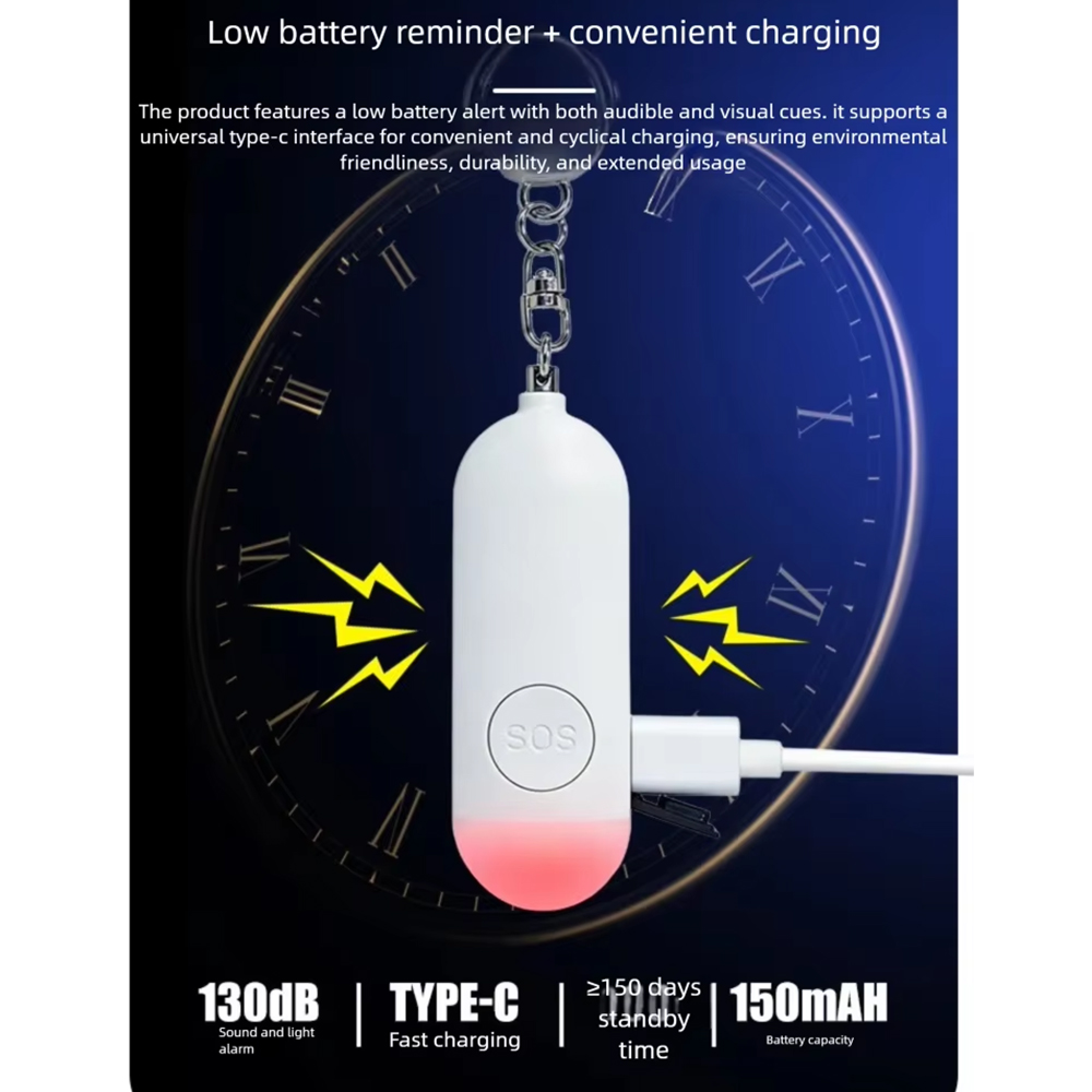 Self Defense Alarm LED Light R - Personal Alarm Keychain review and price