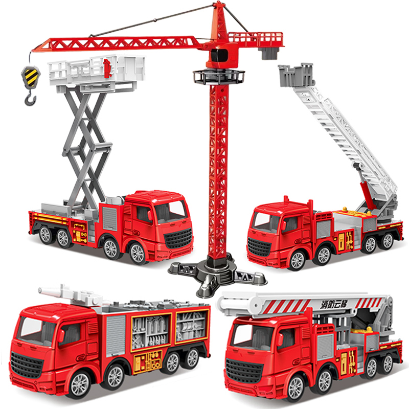 1:55 Diecast Fire Truck Model  - Fire Escape Ladder review and price