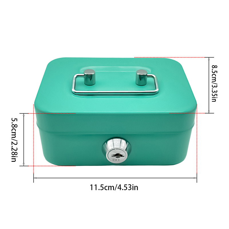 Money Safe Box Lockable Cash B - Lockbox Key Secure review and price